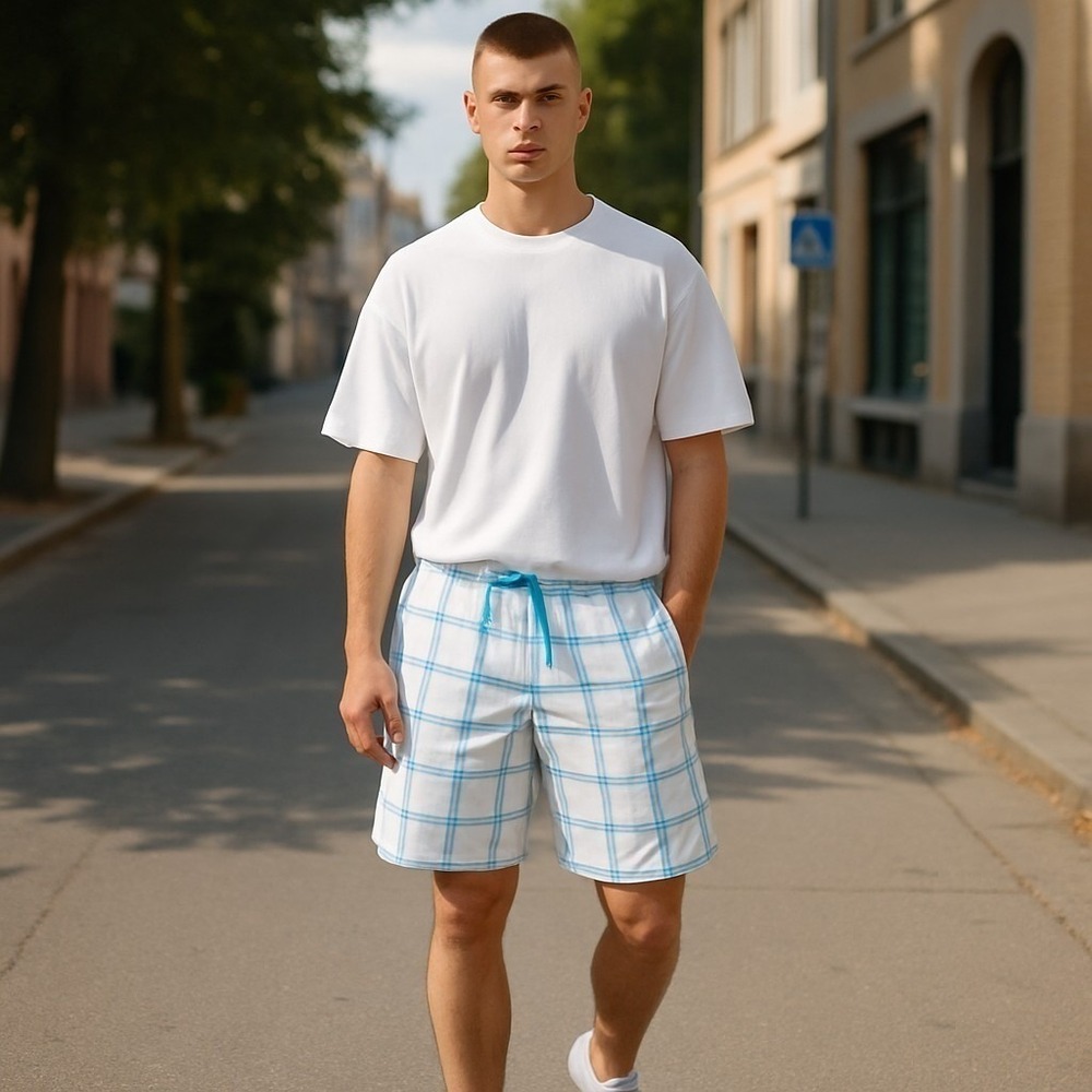OP Men's Casual Drawstring Shorts – Relaxed Fit Summer Essential with Pockets